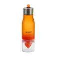 Бутылка для воды с соковыжималкой оранжевая