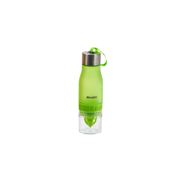 Бутылка для воды с соковыжималкой салатовая - Изображение 137546
