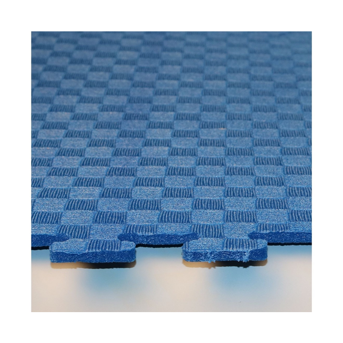 Мат-пазл для кардиотренажеров и фитнеса синий - Изображение 138041